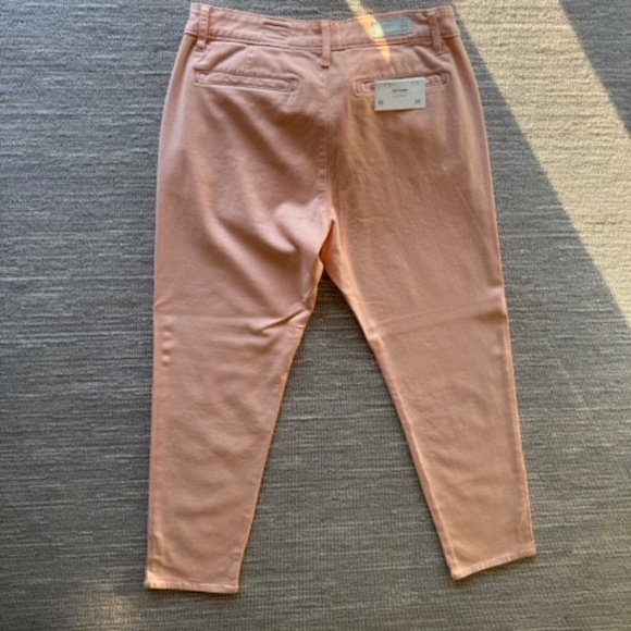 AG caden tailored trousers size 29R peach( SULPSK color) NWT - Picture 2 of 4